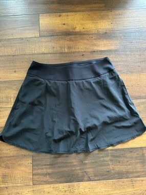 Black Women's Active golf Skort - Comfortable Everyday Skort